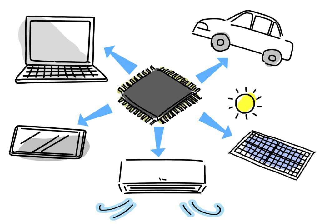 半導体はどこで使われている？現代社会を支える用途例